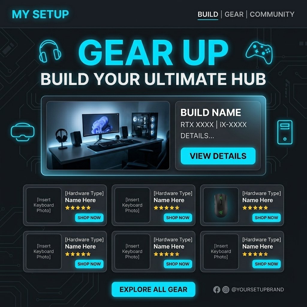 My Setup gear promotion