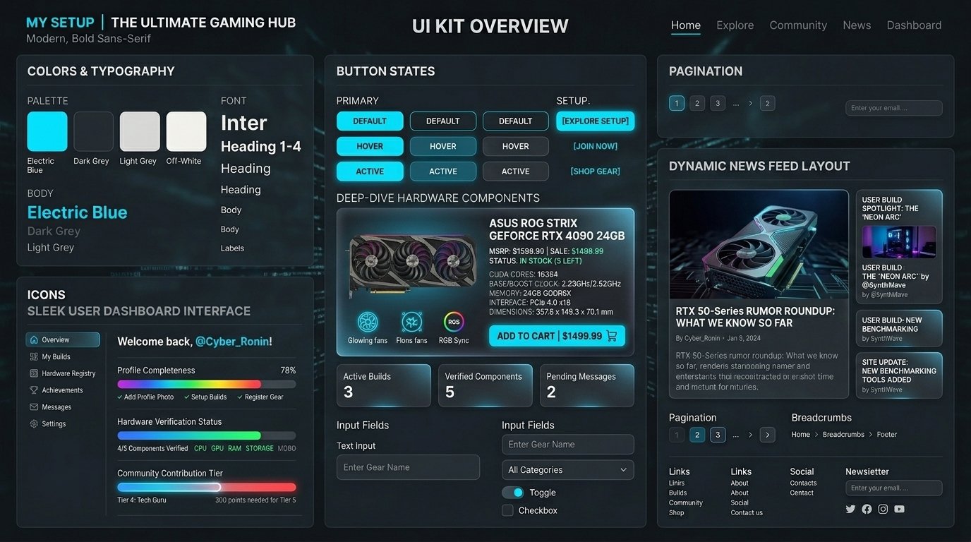 My Setup UI kit